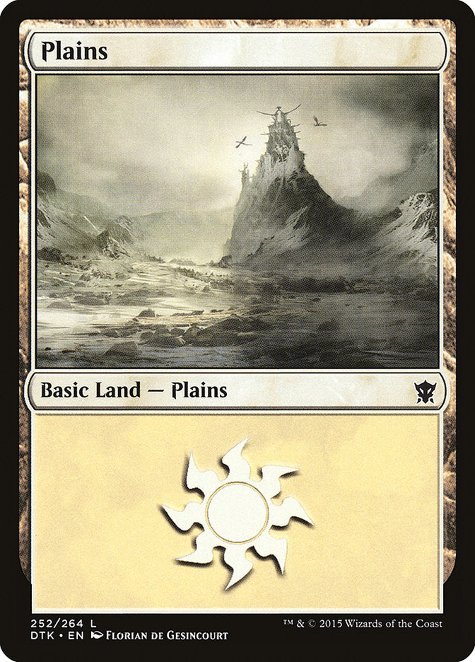 Plains (252) [Dragons of Tarkir] | Shuffle n Cut Hobbies & Games