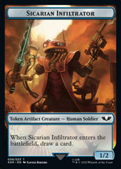 Soldier (003) // Sicarian Infiltrator Double-Sided Token [Warhammer 40,000 Tokens] | Shuffle n Cut Hobbies & Games