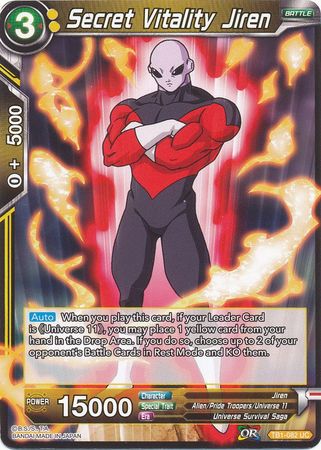 Secret Vitality Jiren [TB1-082] | Shuffle n Cut Hobbies & Games