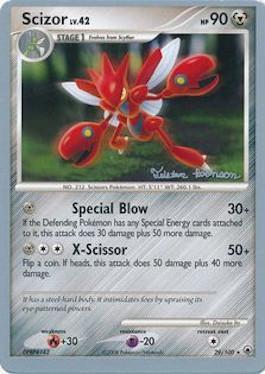 Scizor LV.42 (29/100) (Intimidation - Tristan Robinson) [World Championships 2008] | Shuffle n Cut Hobbies & Games