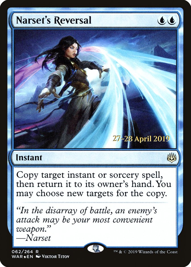 Narset's Reversal [War of the Spark Prerelease Promos] | Shuffle n Cut Hobbies & Games