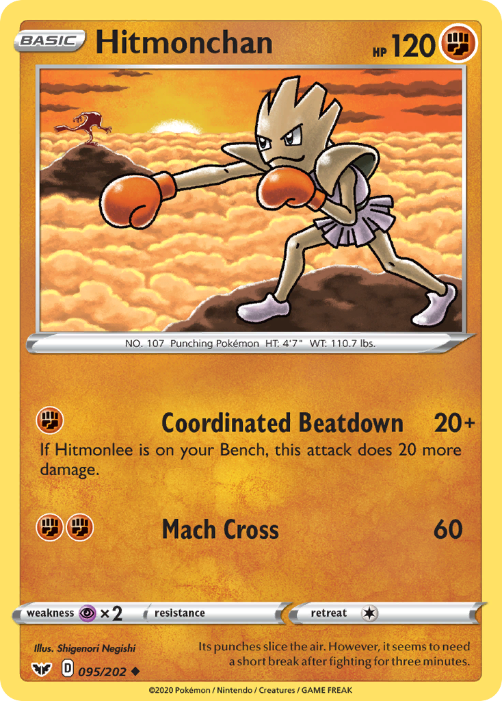 Hitmonchan (095/202) [Sword & Shield: Base Set] | Shuffle n Cut Hobbies & Games