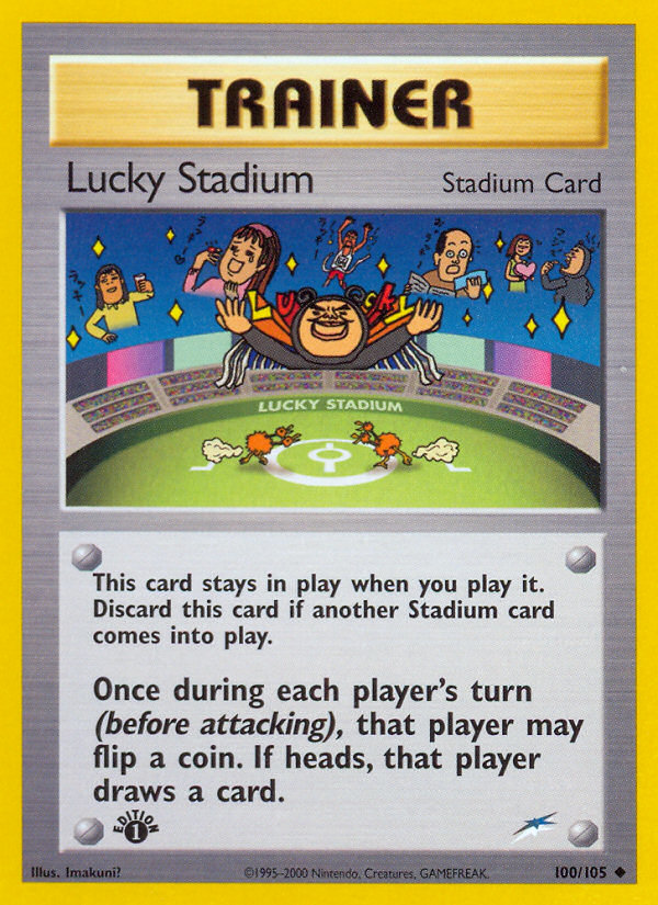 Lucky Stadium (100/105) [Neo Destiny 1st Edition] | Shuffle n Cut Hobbies & Games