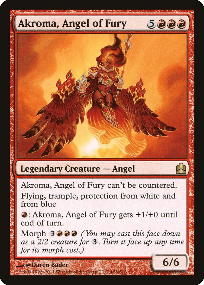 Akroma, Angel of Fury [Commander 2011] | Shuffle n Cut Hobbies & Games