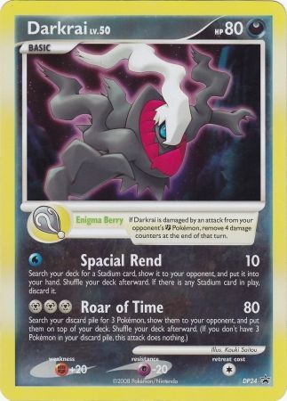 Darkrai (DP24) (Jumbo Card) [Diamond & Pearl: Black Star Promos] | Shuffle n Cut Hobbies & Games