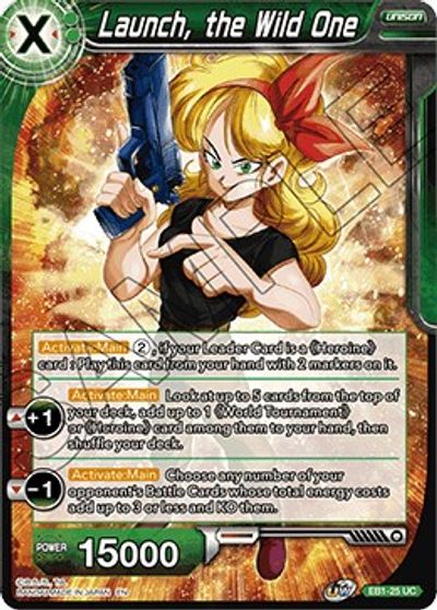 Launch, the Wild One (EB1-25) [Battle Evolution Booster] | Shuffle n Cut Hobbies & Games