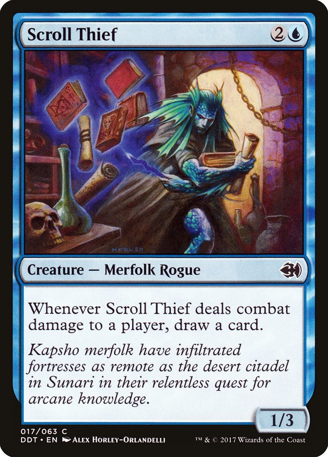 Scroll Thief [Duel Decks: Merfolk vs. Goblins] | Shuffle n Cut Hobbies & Games