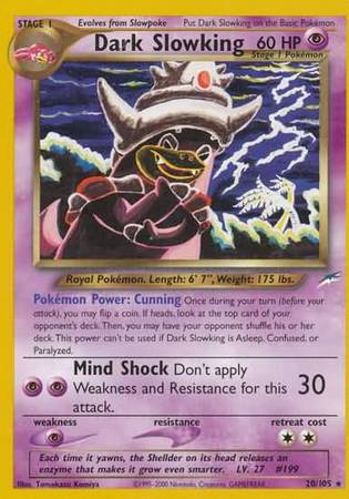 Dark Slowking (20/105) [Neo Destiny Unlimited] | Shuffle n Cut Hobbies & Games