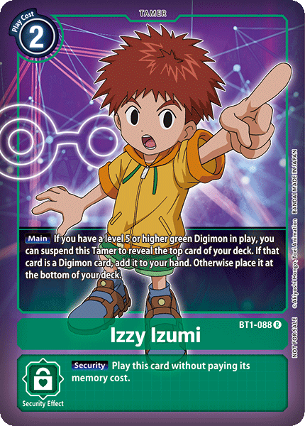 Izzy Izumi [BT1-088] (Buy-A-Box Promo) [Release Special Booster Ver.1.0 Promos] | Shuffle n Cut Hobbies & Games