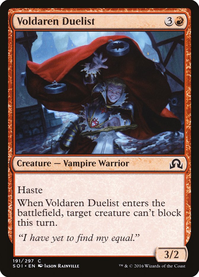 Voldaren Duelist [Shadows over Innistrad] | Shuffle n Cut Hobbies & Games