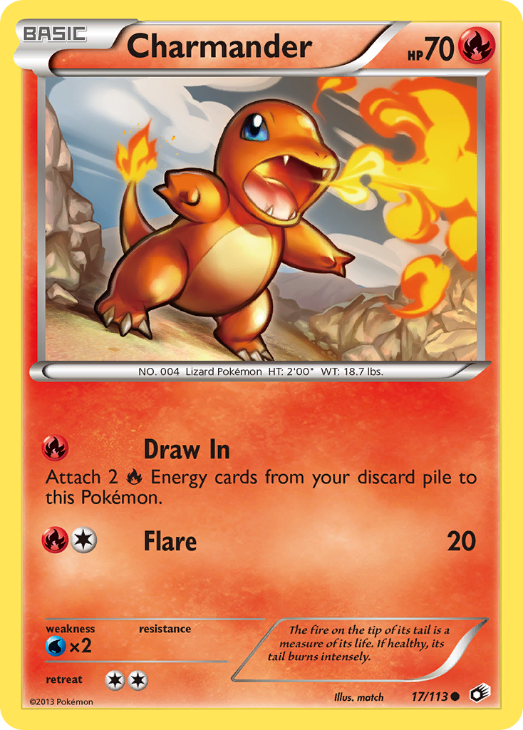 Charmander (17/113) [Black & White: Legendary Treasures] | Shuffle n Cut Hobbies & Games