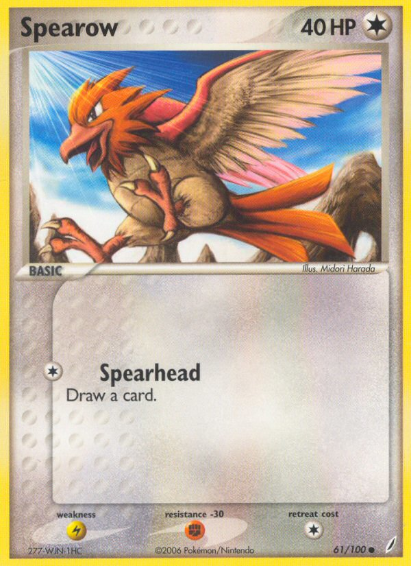 Spearow (61/100) [EX: Crystal Guardians] | Shuffle n Cut Hobbies & Games