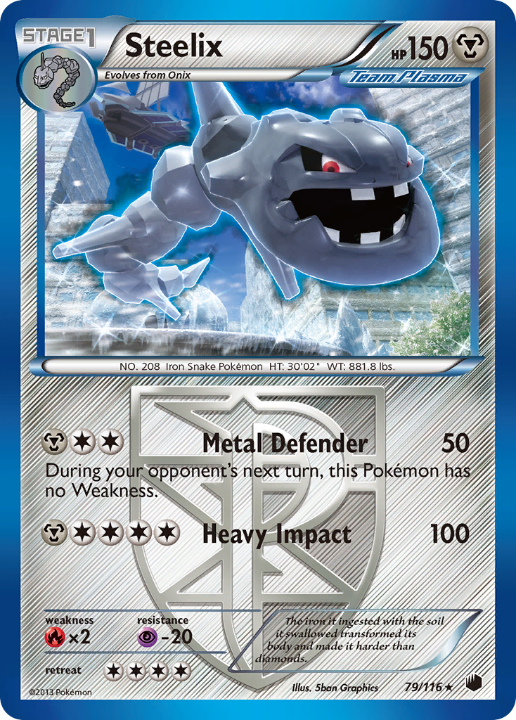 Steelix (79/116) [Black & White: Plasma Freeze] | Shuffle n Cut Hobbies & Games