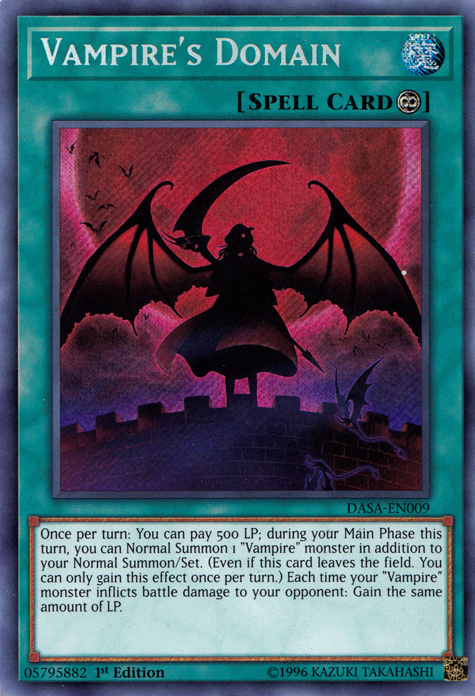 Vampire's Domain [DASA-EN009] Secret Rare | Shuffle n Cut Hobbies & Games