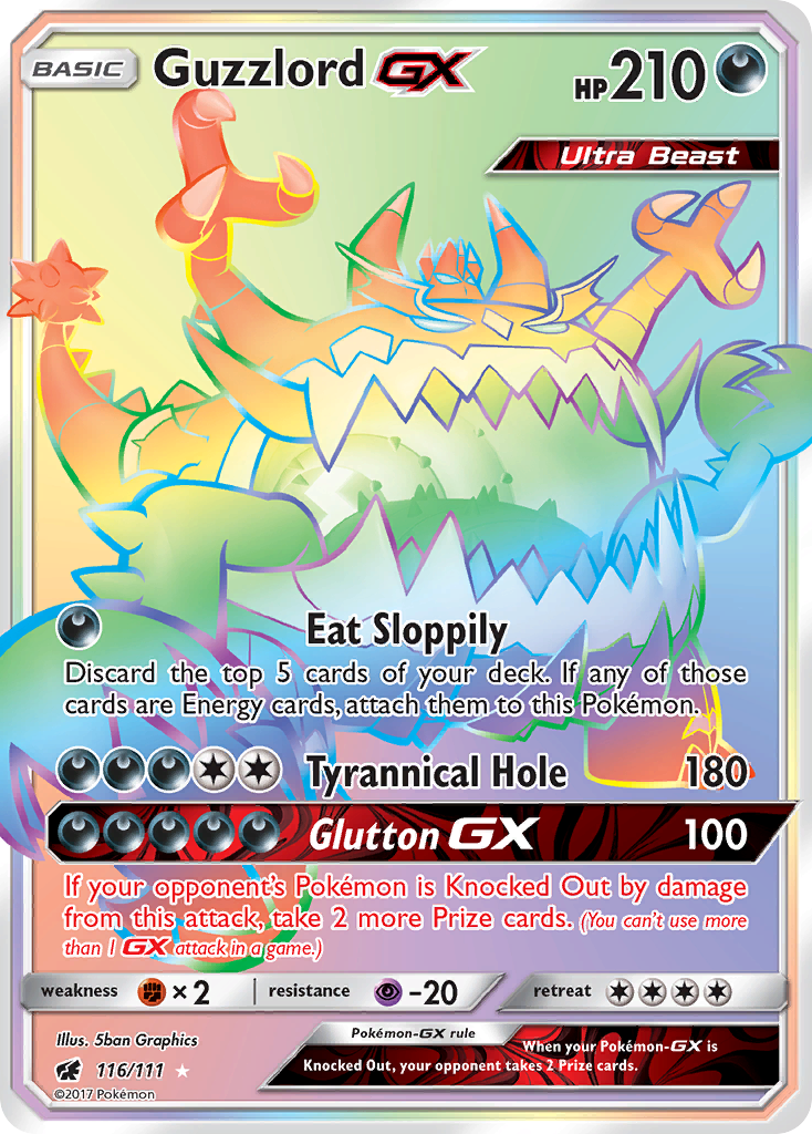 Guzzlord GX (116/111) [Sun & Moon: Crimson Invasion] | Shuffle n Cut Hobbies & Games