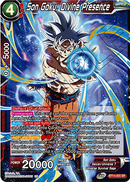 Son Goku, Divine Presence (BT14-005) [Cross Spirits] | Shuffle n Cut Hobbies & Games
