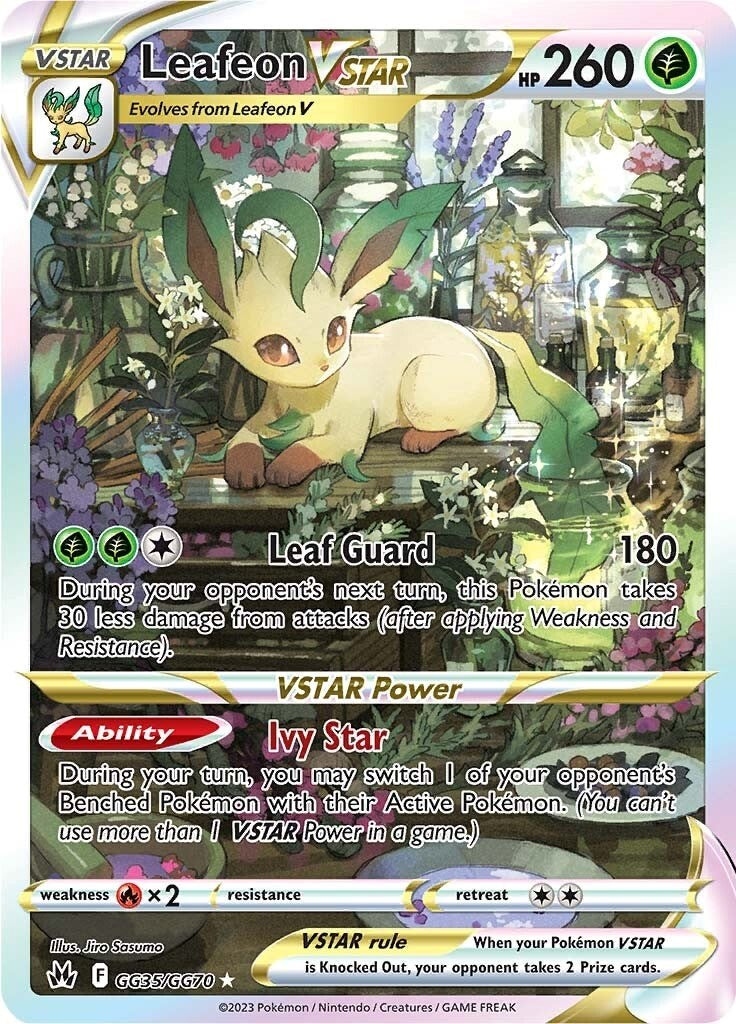 Leafeon VSTAR (GG35/GG70) [Sword & Shield: Crown Zenith] | Shuffle n Cut Hobbies & Games