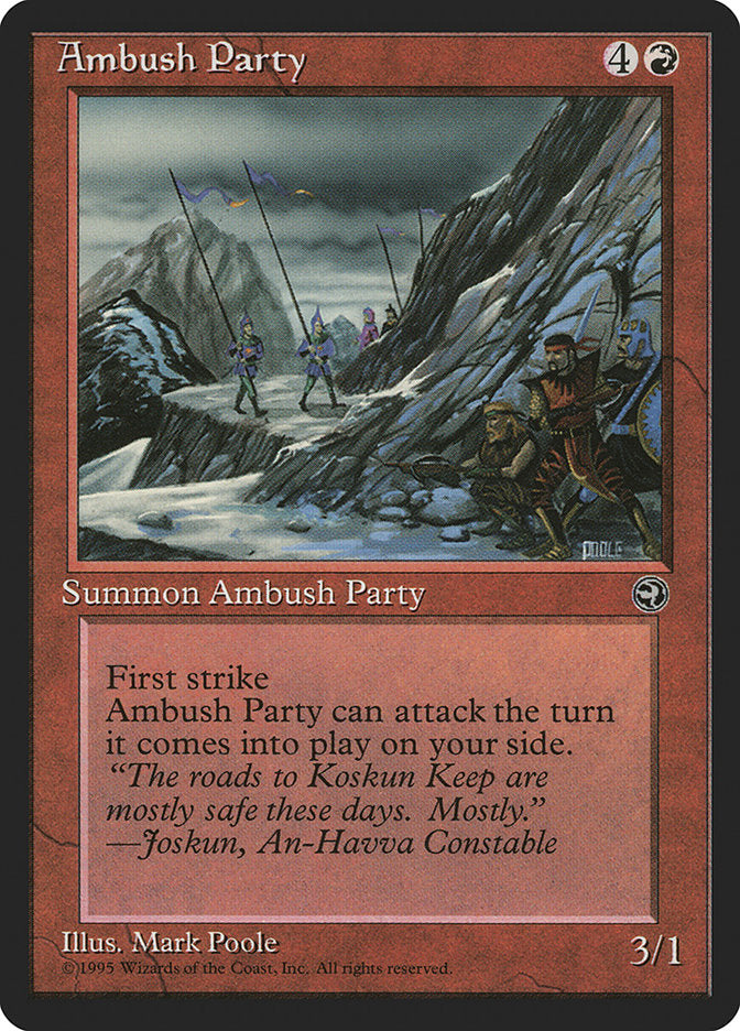 Ambush Party (Joskun Flavor Text) [Homelands] | Shuffle n Cut Hobbies & Games