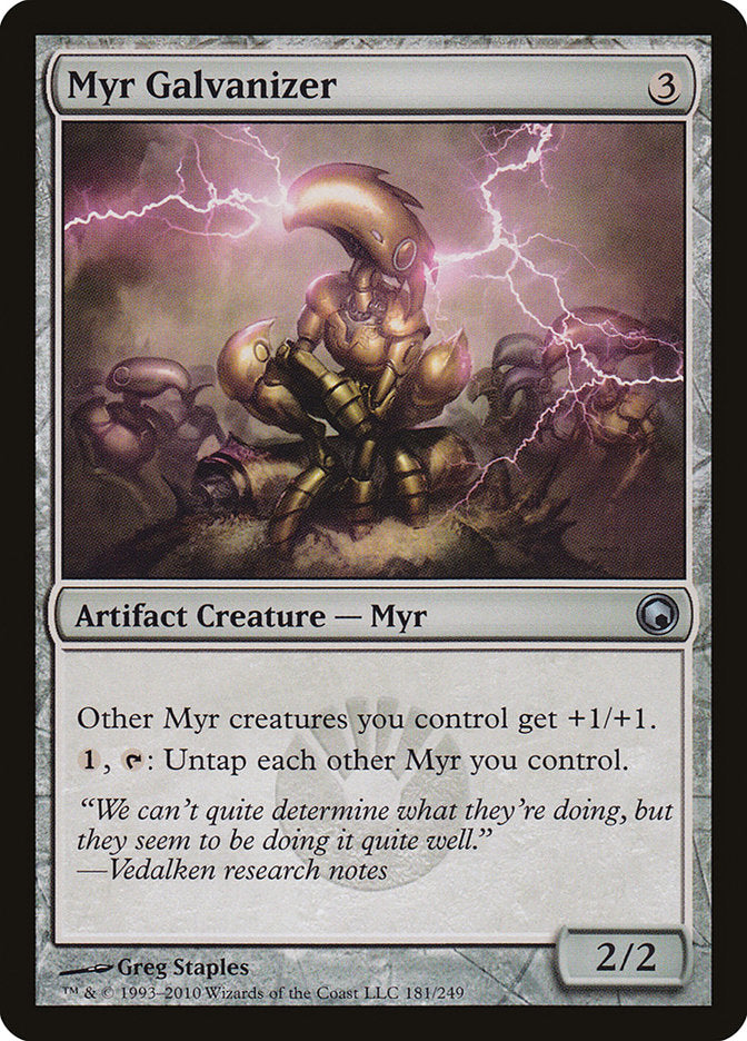 Myr Galvanizer [Scars of Mirrodin] | Shuffle n Cut Hobbies & Games