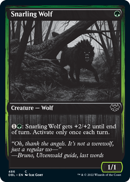 Snarling Wolf (486) [Innistrad: Double Feature] | Shuffle n Cut Hobbies & Games