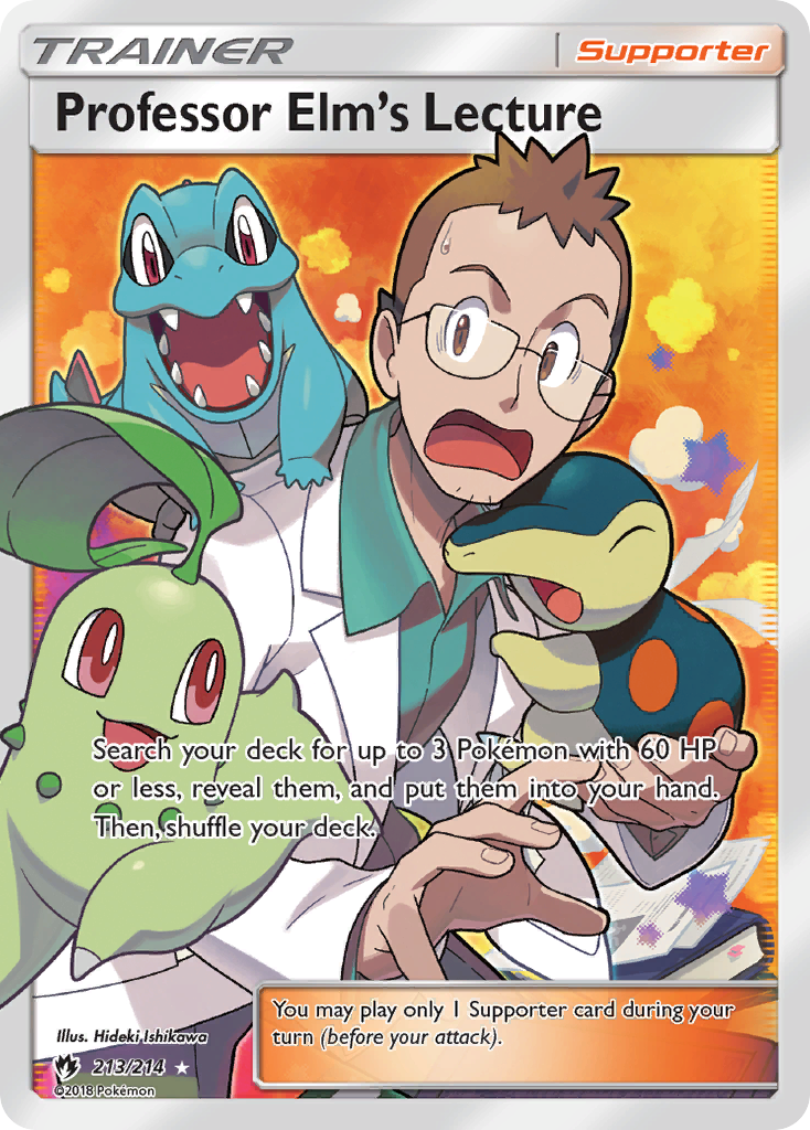 Professor Elm's Lecture (213/214) [Sun & Moon: Lost Thunder] | Shuffle n Cut Hobbies & Games