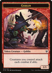 Goblin // Zombie Double-Sided Token [Commander 2016 Tokens] | Shuffle n Cut Hobbies & Games