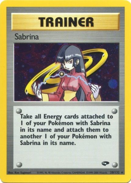 Sabrina (20/132) [Gym Challenge Unlimited] | Shuffle n Cut Hobbies & Games