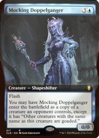 Mocking Doppelganger (Extended Art) [Commander Legends: Battle for Baldur's Gate] | Shuffle n Cut Hobbies & Games