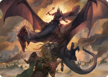 Witch-king, Bringer of Ruin Art Card [The Lord of the Rings: Tales of Middle-earth Art Series] | Shuffle n Cut Hobbies & Games