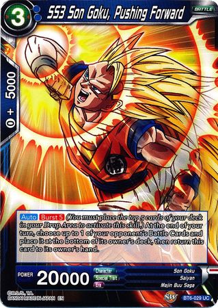 SS3 Son Goku, Pushing Forward [BT6-029] | Shuffle n Cut Hobbies & Games