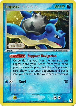 Lapras (8/92) (Stamped) [EX: Legend Maker] | Shuffle n Cut Hobbies & Games