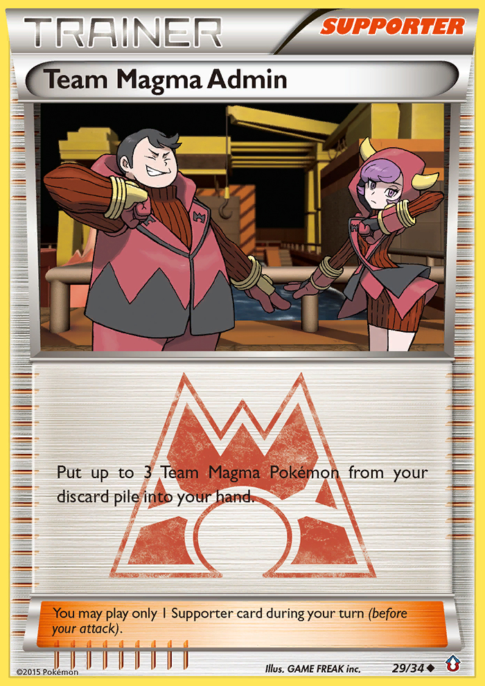 Team Magma Admin (29/34) [XY: Double Crisis] | Shuffle n Cut Hobbies & Games