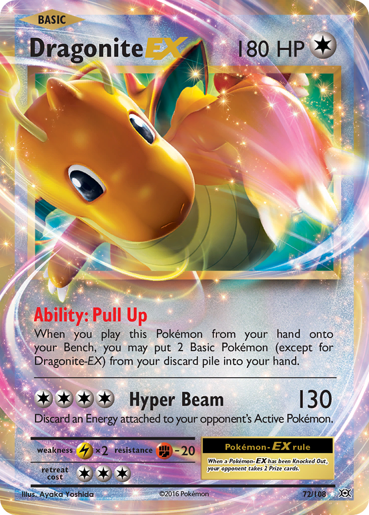 Dragonite EX (72/108) [XY: Evolutions] | Shuffle n Cut Hobbies & Games