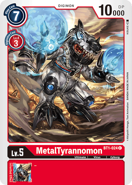 MetalTyrannomon [BT1-024] [Release Special Booster Ver.1.0] | Shuffle n Cut Hobbies & Games