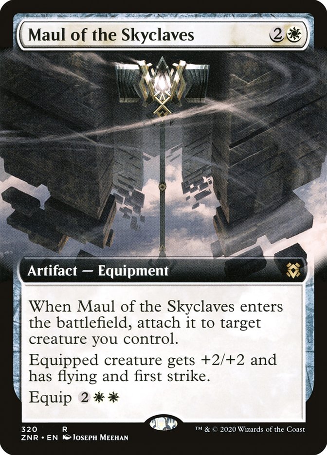 Maul of the Skyclaves (Extended Art) [Zendikar Rising] | Shuffle n Cut Hobbies & Games