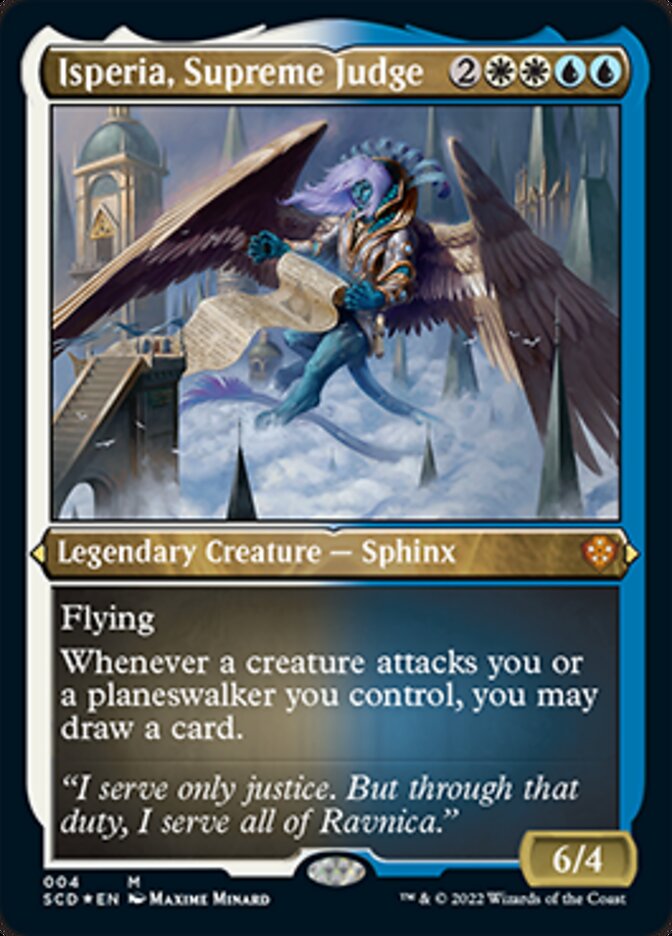 Isperia, Supreme Judge (Foil Etched) [Starter Commander Decks] | Shuffle n Cut Hobbies & Games