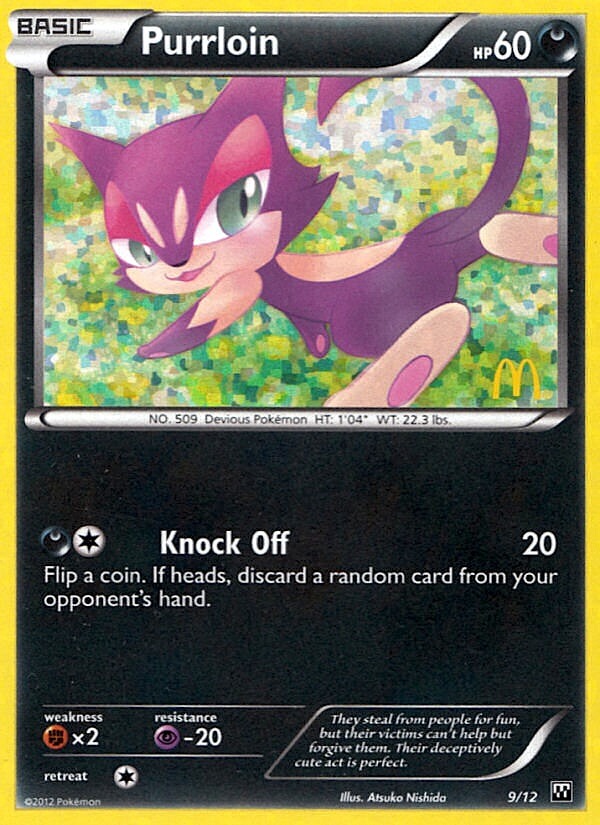 Purrloin (9/12) [McDonald's Promos: 2012 Collection] | Shuffle n Cut Hobbies & Games