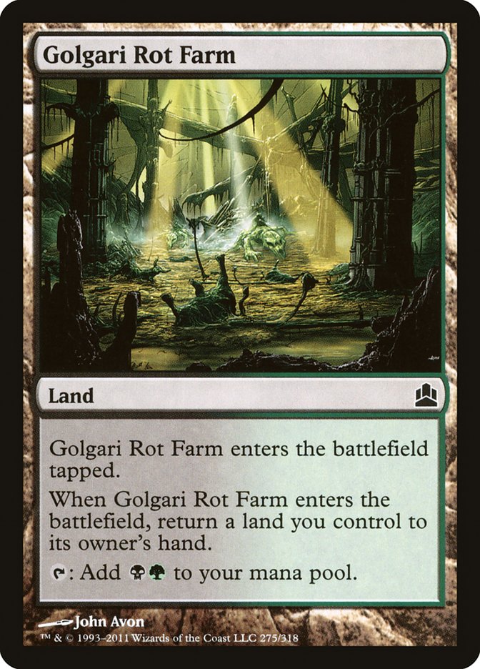 Golgari Rot Farm [Commander 2011] | Shuffle n Cut Hobbies & Games