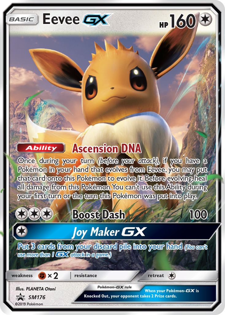 Eevee GX (SM176) [Sun & Moon: Black Star Promos] | Shuffle n Cut Hobbies & Games