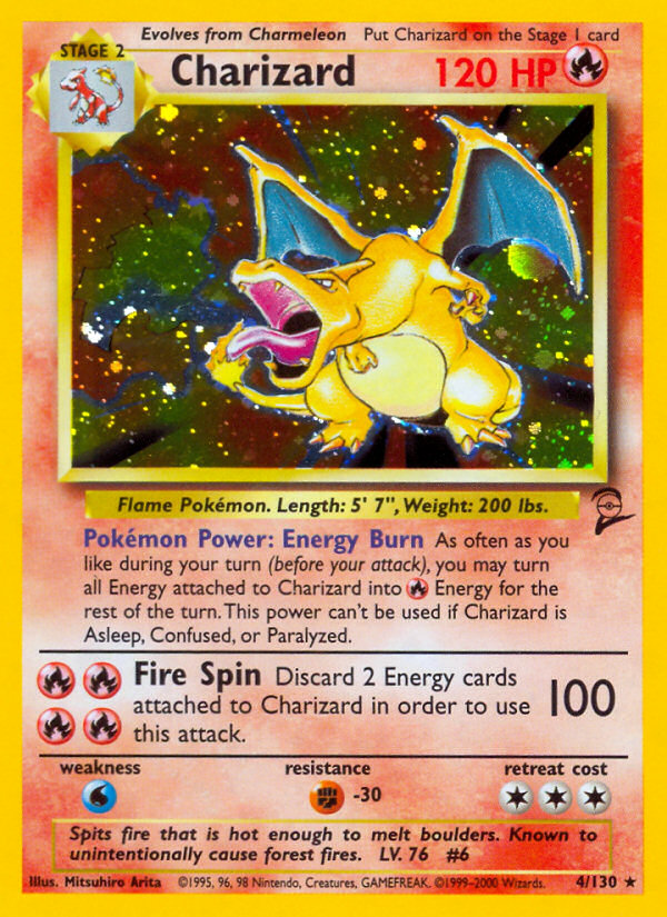 Charizard (4/130) [Base Set 2] | Shuffle n Cut Hobbies & Games