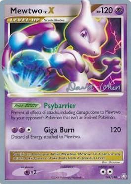 Mewtwo LV.X (144/146) (Stallgon - David Cohen) [World Championships 2009] | Shuffle n Cut Hobbies & Games