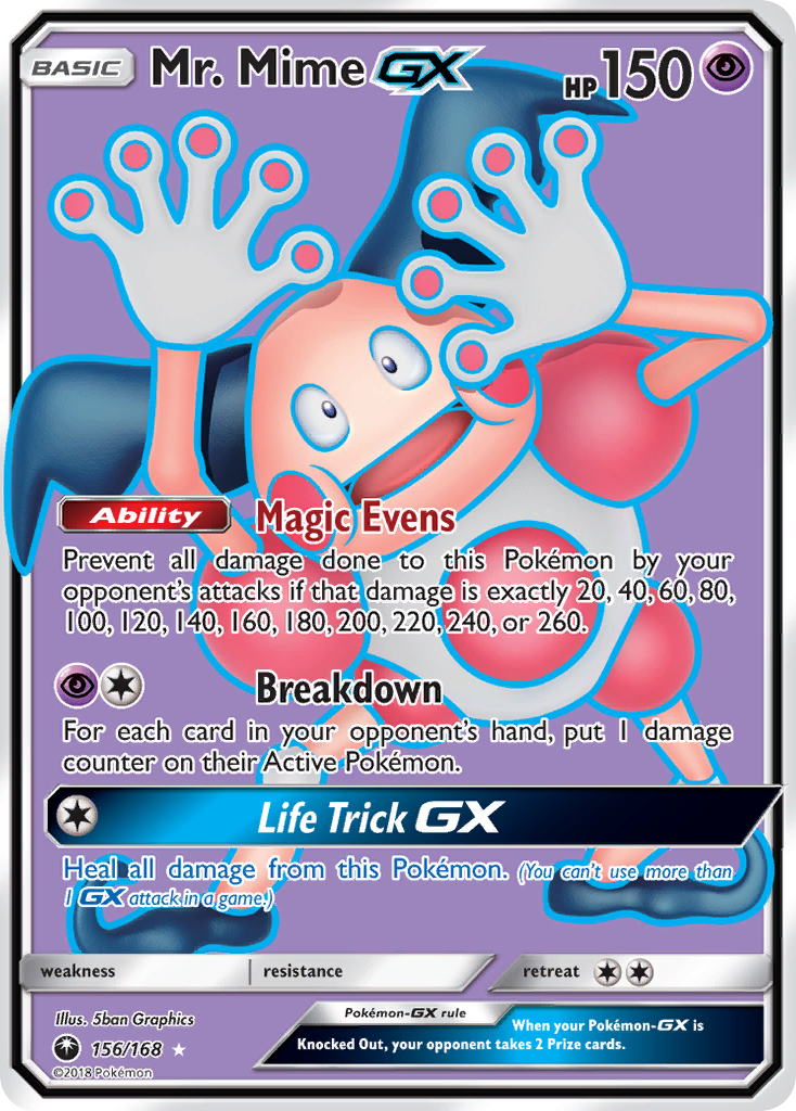 Mr. Mime GX (156/168) [Sun & Moon: Celestial Storm] | Shuffle n Cut Hobbies & Games