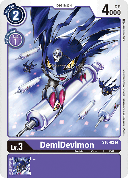 DemiDevimon [ST6-02] [Starter Deck: Venomous Violet] | Shuffle n Cut Hobbies & Games