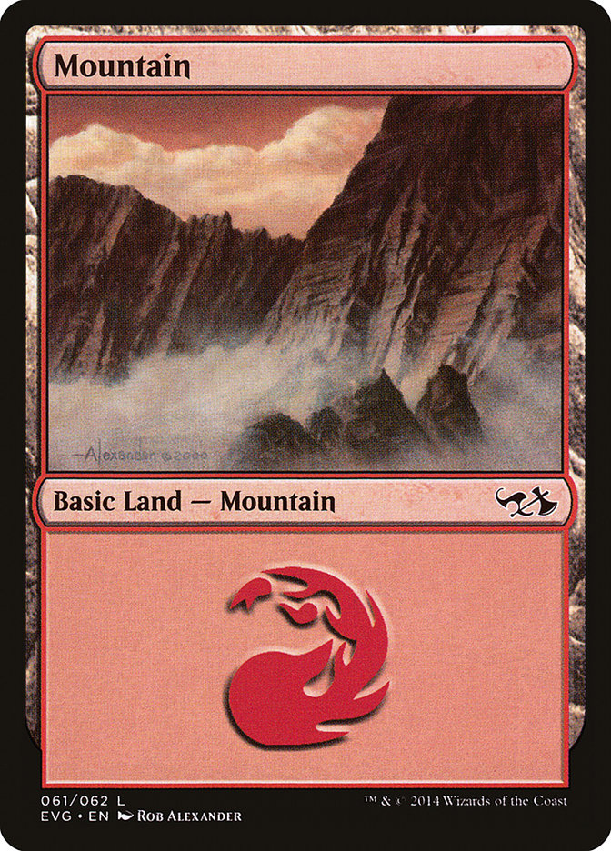 Mountain (61) (Elves vs. Goblins) [Duel Decks Anthology] | Shuffle n Cut Hobbies & Games