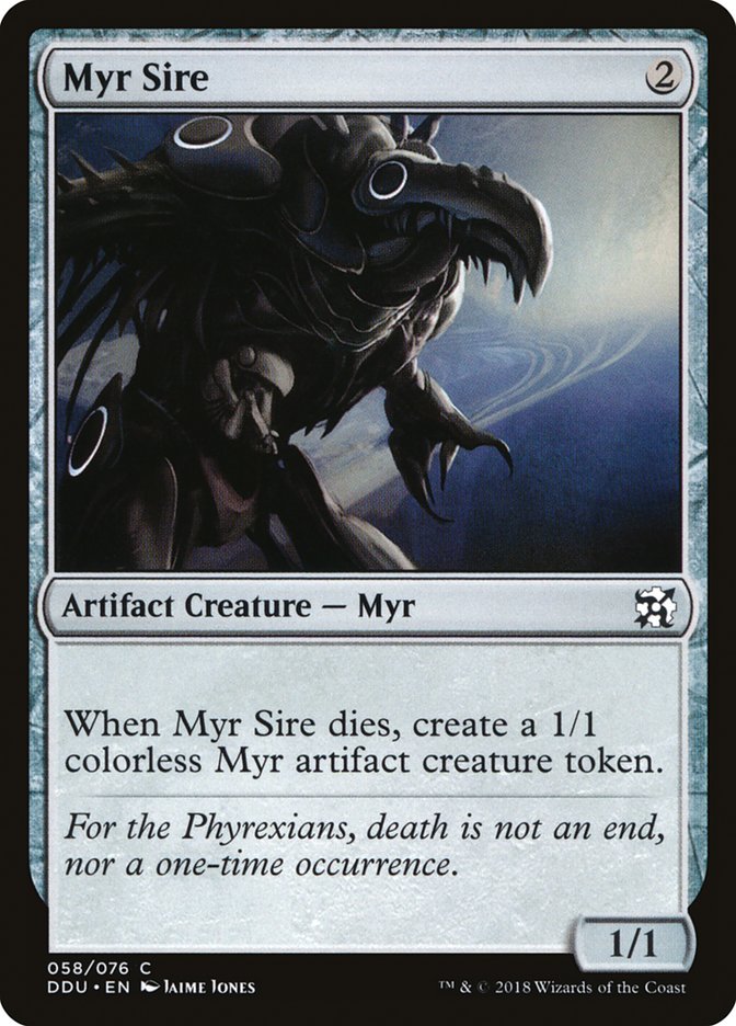 Myr Sire [Duel Decks: Elves vs. Inventors] | Shuffle n Cut Hobbies & Games