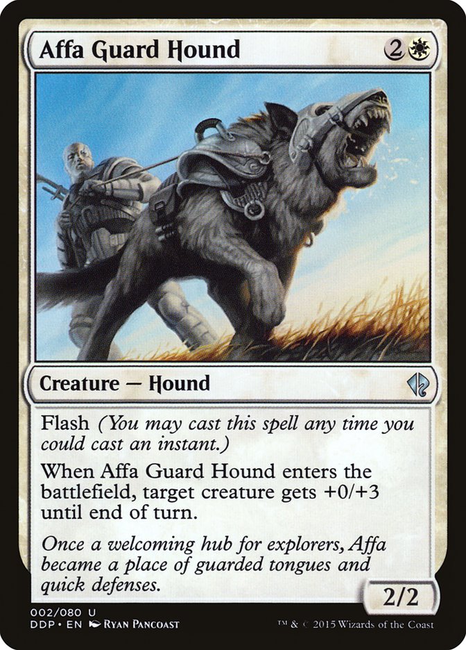 Affa Guard Hound [Duel Decks: Zendikar vs. Eldrazi] | Shuffle n Cut Hobbies & Games