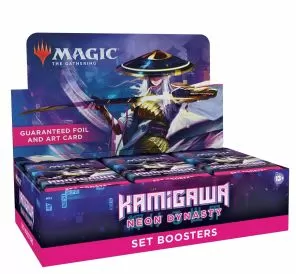 Magic Kamigawa Neon Dynasty Set Booster Box Display | Shuffle n Cut Hobbies & Games