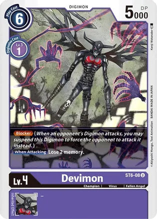 ST6-08: Devimon | Shuffle n Cut Hobbies & Games