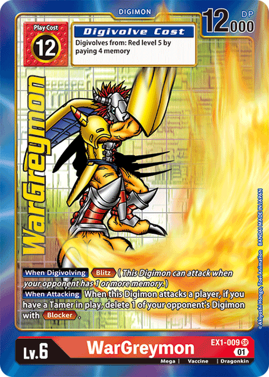 EX01: WarGreymon (Alternate Art) | Shuffle n Cut Hobbies & Games