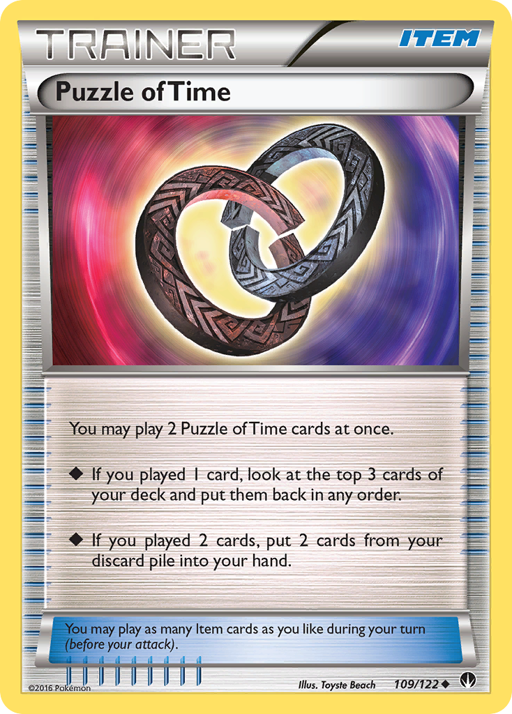 Puzzle of Time (109/122) [XY: BREAKpoint] | Shuffle n Cut Hobbies & Games
